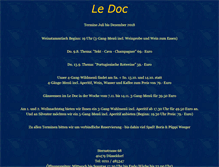 Tablet Screenshot of le-doc.de